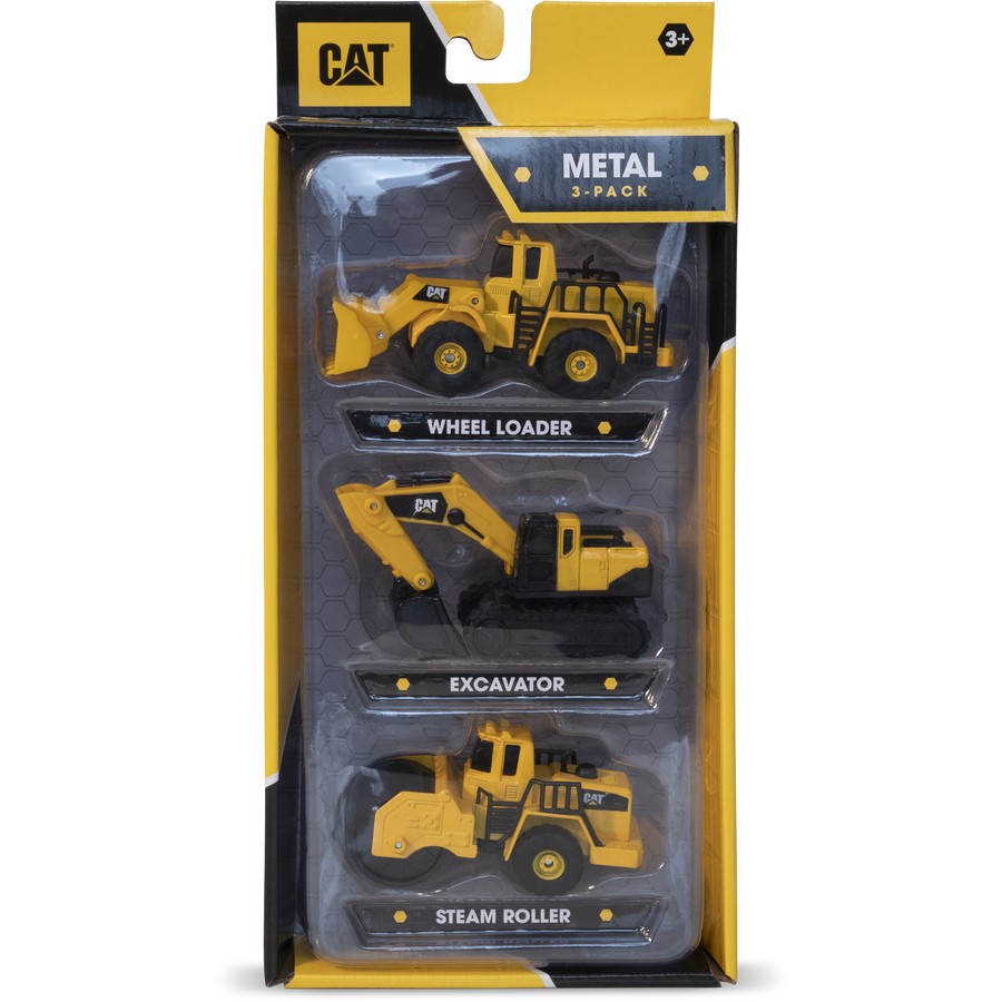 CAT Metal Die Cast Machines 3 Pack