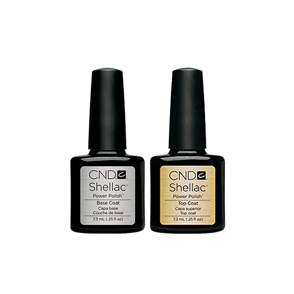 CND Shellac Gel Polish Base Coat & Top Coat 7.3ml Duo