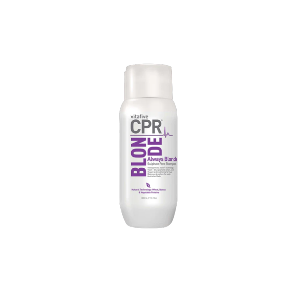 CPR Vitafive Always Blonde Sulphate Free Shampoo 300ml (Old Packaging)