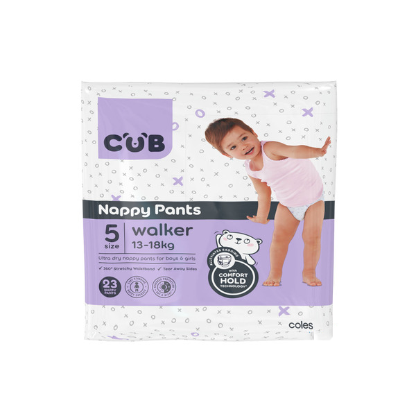 CUB Walker Nappy Pants Size 5 | 23 pack