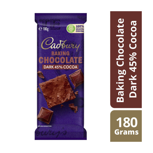 Cadbury Baking Dark Chocolate Block | 180g