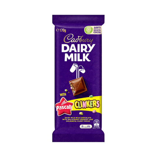 Cadbury Dairy Milk Pascall Clinkers Chocolate Block | 180g