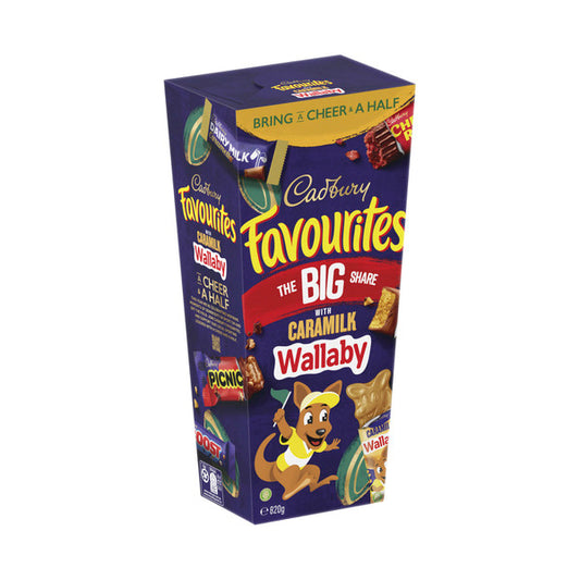 Cadbury Favourites Big Share Caramilk Wallaby | 820g