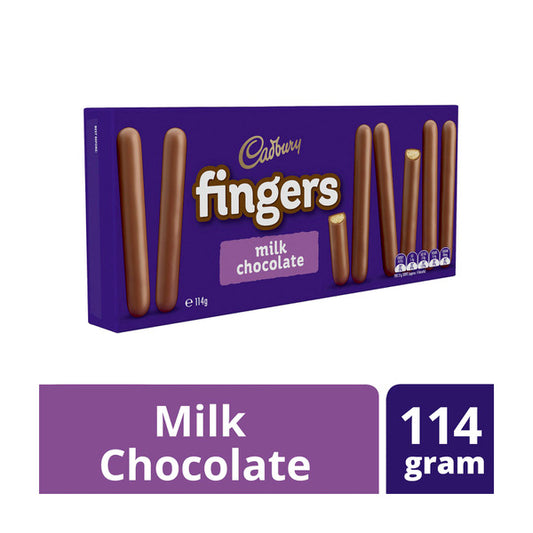 Cadbury Fingers Milk Chocolate Biscuits | 114g