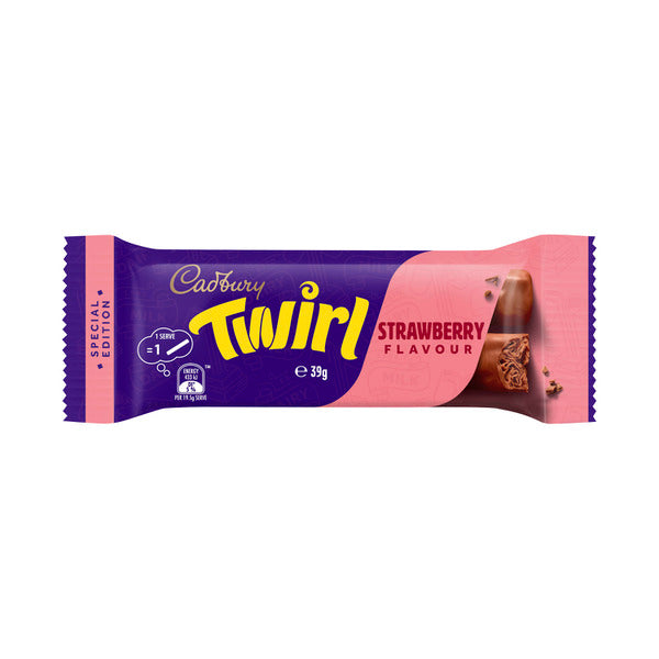 Cadbury Twirl Strawberry Chocolate Bars | 39g