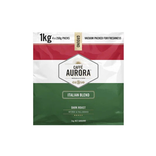 Caffe Aurora Italian Blend Ground Coffee | 1kg