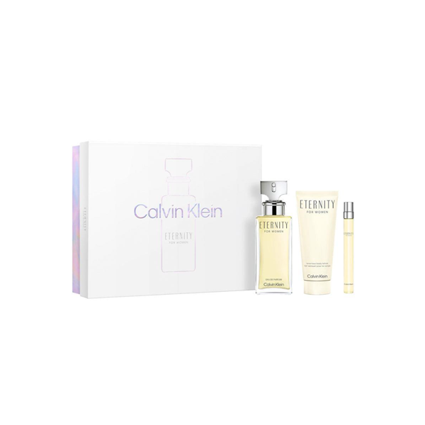 Calvin Klein CK Eternity Women Eau De Parfum 100ML + 200ml Body Lotion & Mini Set