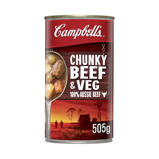 Campbell's Chunky Soup Can Beef & Veg | 505g