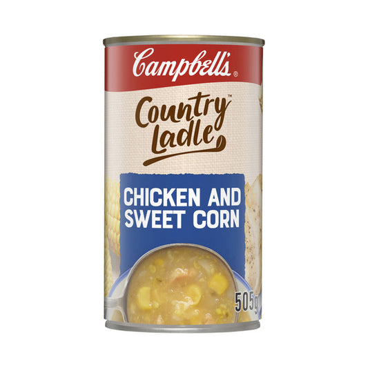 Campbell's Country Ladle Soup Can Chicken & Sweet Corn | 505g