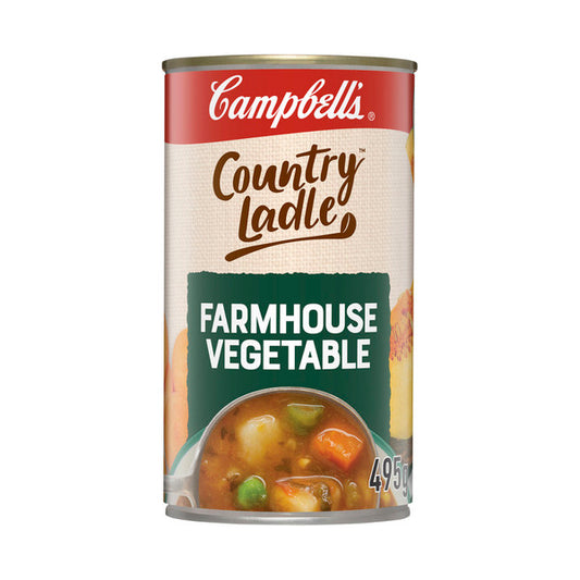 Campbell's Country Ladle Soup Can Farmhouse Vegetable | 495g
