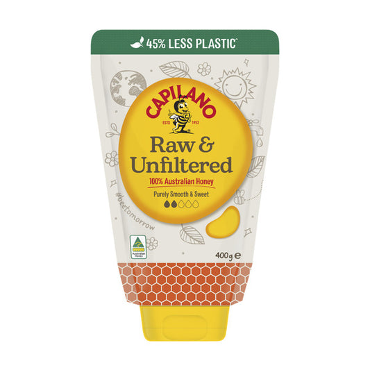 Capilano Raw & Unfiltered Honey UD Pouch | 400g