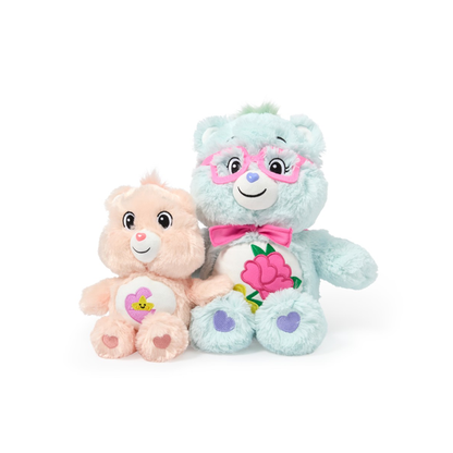 CareBears 35cm Grams & 25cm Hugs Bear Plush Twin Pack