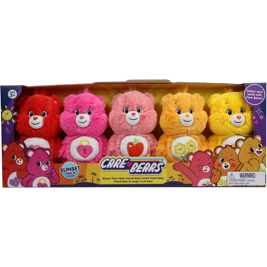 Care Bears Collectors Sunset 5 Pack Plush 25cm