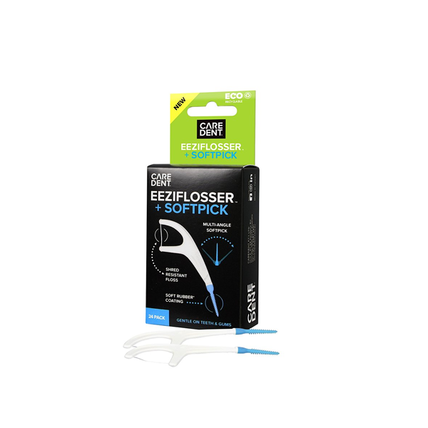 Caredent Eeziflossers + Softpick | 24 pack