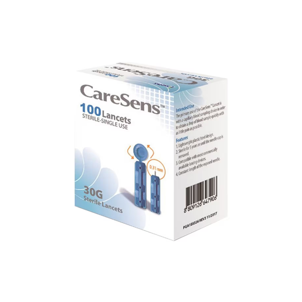 Caresens Lancets 30G 100 Pack