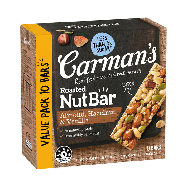 Carman's Almond Hazelnut & Vanilla 10 Pack | 350g
