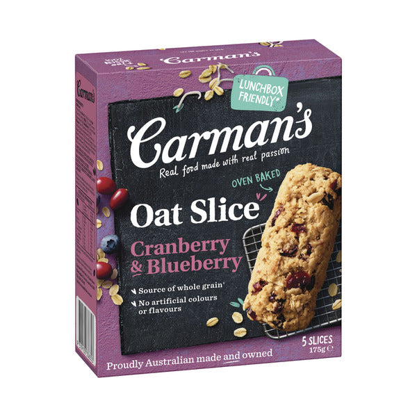 Carmans Oat Slices Berry 5 Pack | 175g