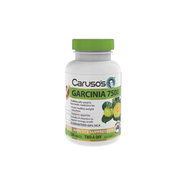 Carusos Garcinia 7500 120 Tablets