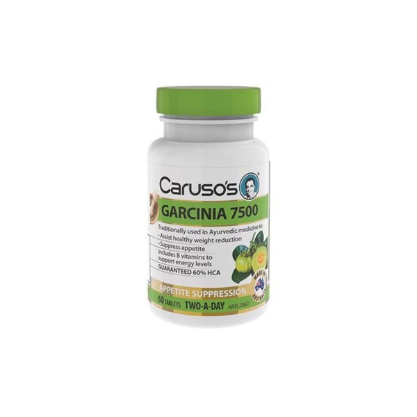 Carusos Garcinia 7500 60 Tablets