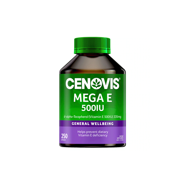 Cenovis Mega E 500IU 250 Capsules – Shop & Dispatch