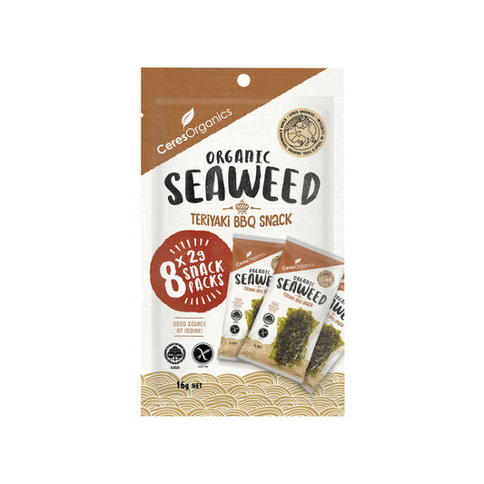 Ceres Organics Seaweed Multi Pack Teriyaki BBQ 8x2g | 1 each