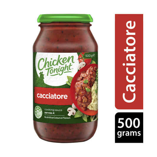 Chicken Tonight Cacciatore with Mushroom & Herbs Simmer Sauce | 500g