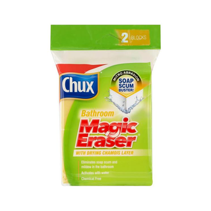 Chux Magic Eraser Bathroom Cleaner Block | 2 pack