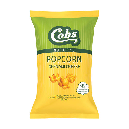 Cobs Cheddar Cheese Gluten Free Popcorn | 100g