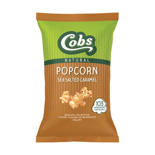 Cobs Gluten Free Sea Salted Caramel Popcorn | 100g