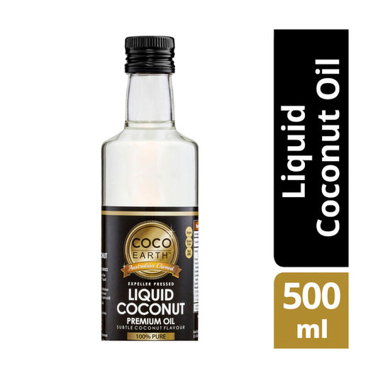 Coco Earth Premium Liquid Coconut Oil | 500mL