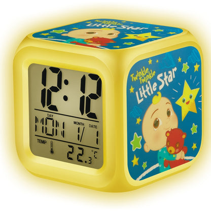 Cocomelon LED Glo-clock with Room Temperature