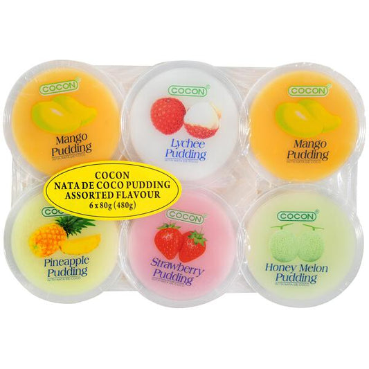 Cocon Assorted Pudding 6 Pieces | 480g