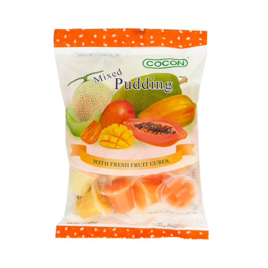 Cocon Mixed Pudding With Fresh Fruit 20 Cubes | 300g