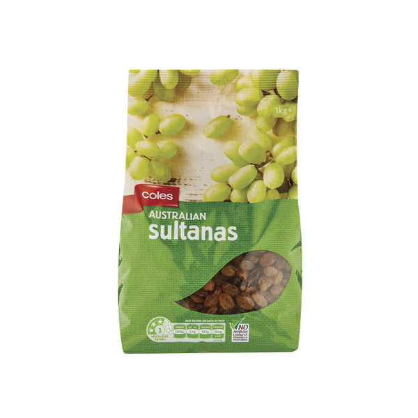 Coles 100% Australian Sultanas | 1kg