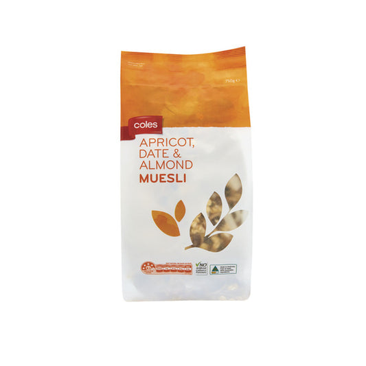 Coles Apricot Date & Almond Muesli | 750g