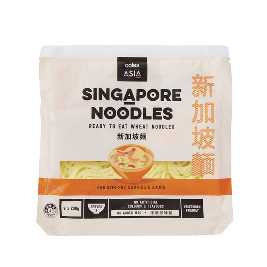 Coles Asia Singapore Noodles | 400g