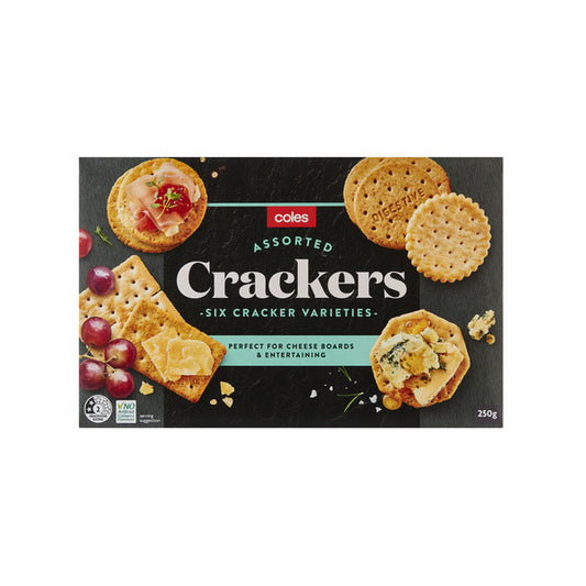 Coles Assorted Crackers | 250g