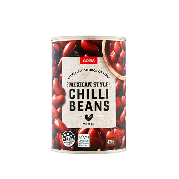 Coles Beans Mexican Chilli | 420g