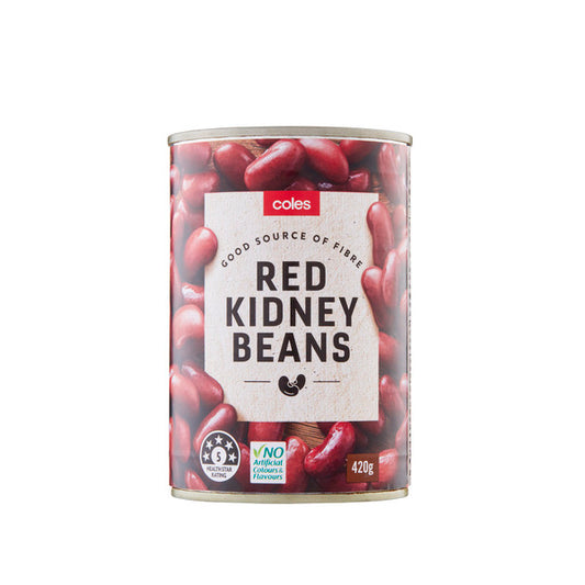 Coles Beans Red Kidney | 420g