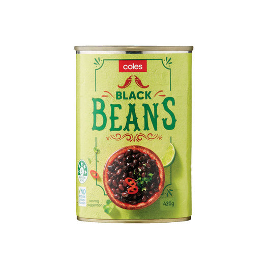 Coles Black Beans | 420g