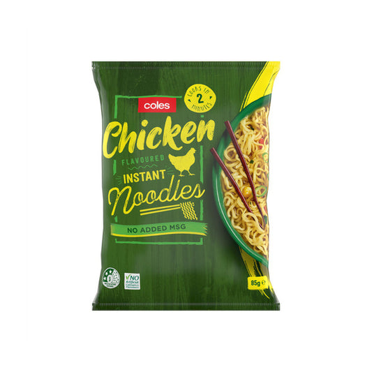 Coles Chicken Instant Noodles 5x85g | 425g