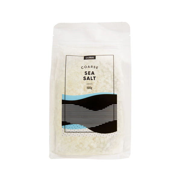 Coles Coarse Salt Refill Bag | 500g
