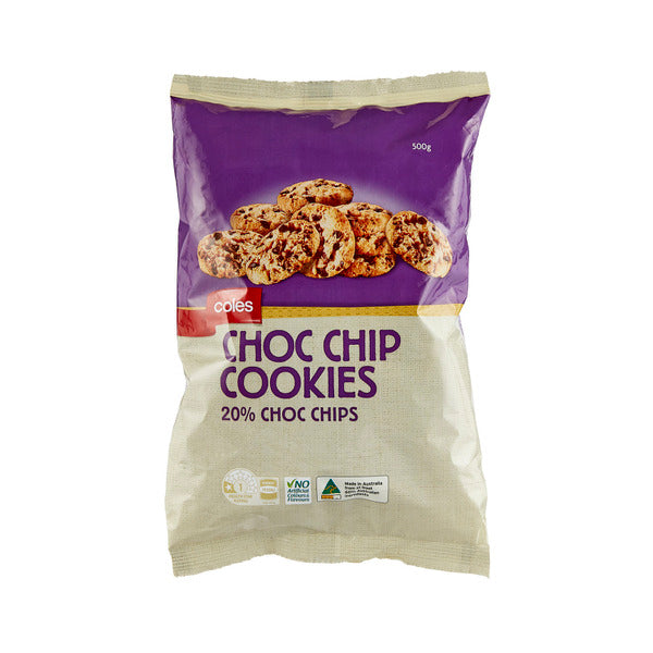 Coles Cookies Chocolate Chip | 500g