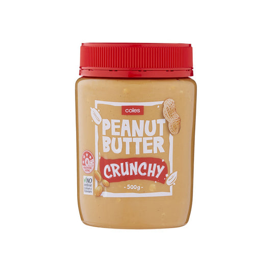Coles Crunchy Peanut Butter | 500g