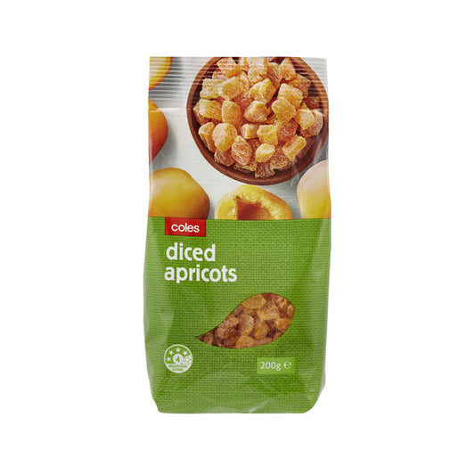Coles Diced Apricots | 200g