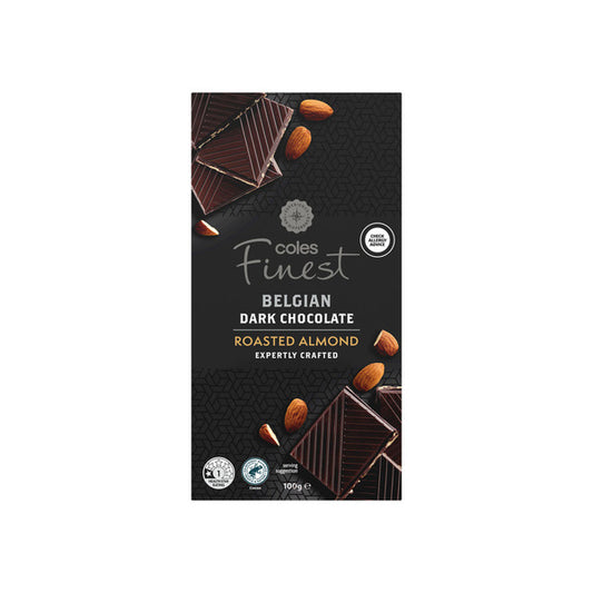 Coles Finest Dark Almond Belgian Block | 100g