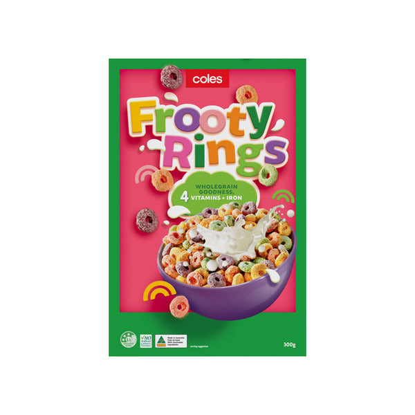 Coles Frooty Rings | 300g