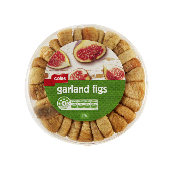 Coles Garland Figs 12 Pack | 375g