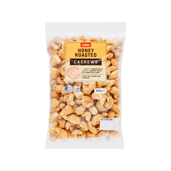 Coles Honey Cashews | 350g