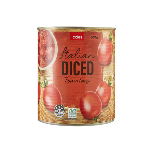 Coles Italian Diced Tomatoes | 800g